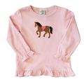 Luigi Kids Pink Horse Swing Top