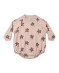 Rylee + Cru LLC Rosewood Crew Neck Ditsy Romper
