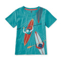 Tea Collection Blue Kayakers Graphic Tee