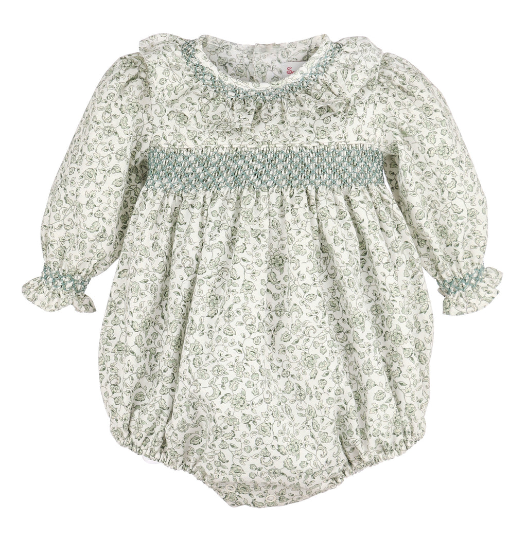 Sophie & Lucas Green Heirloom Floral Bubble
