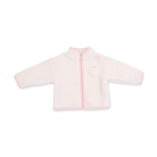 Angel Dear Sherpa Cream & Pink Jacket