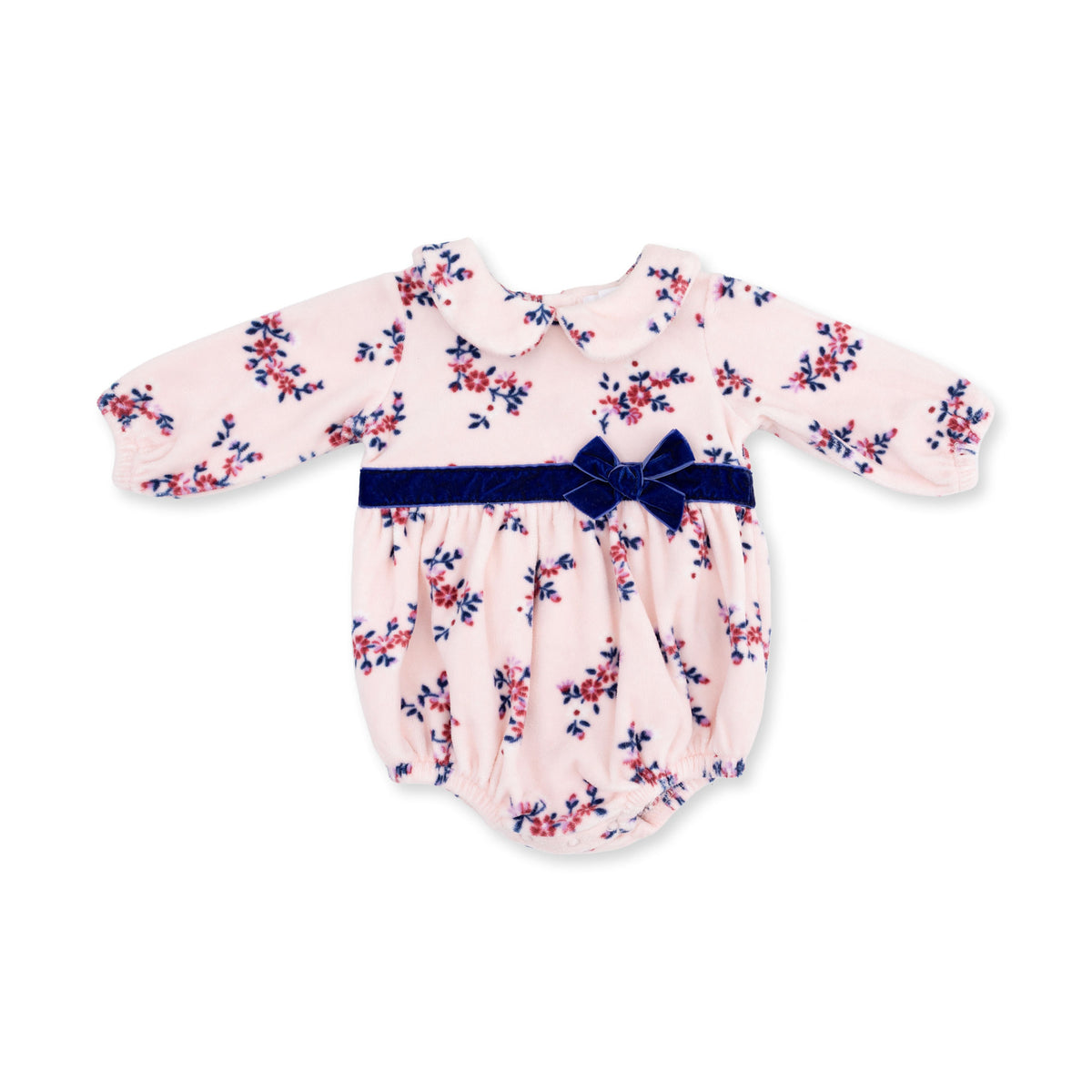 Angel Dear Nora Floral Velour Bubble