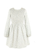 Gabby Blue Floral Sophie Shirred Dress