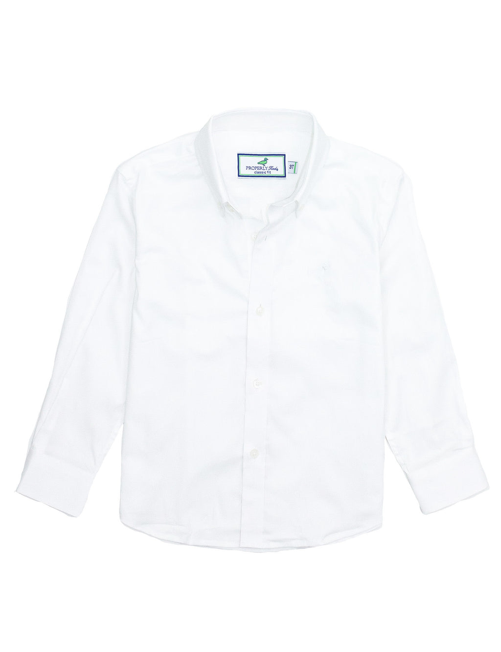 Properly Tied White Sportshirt