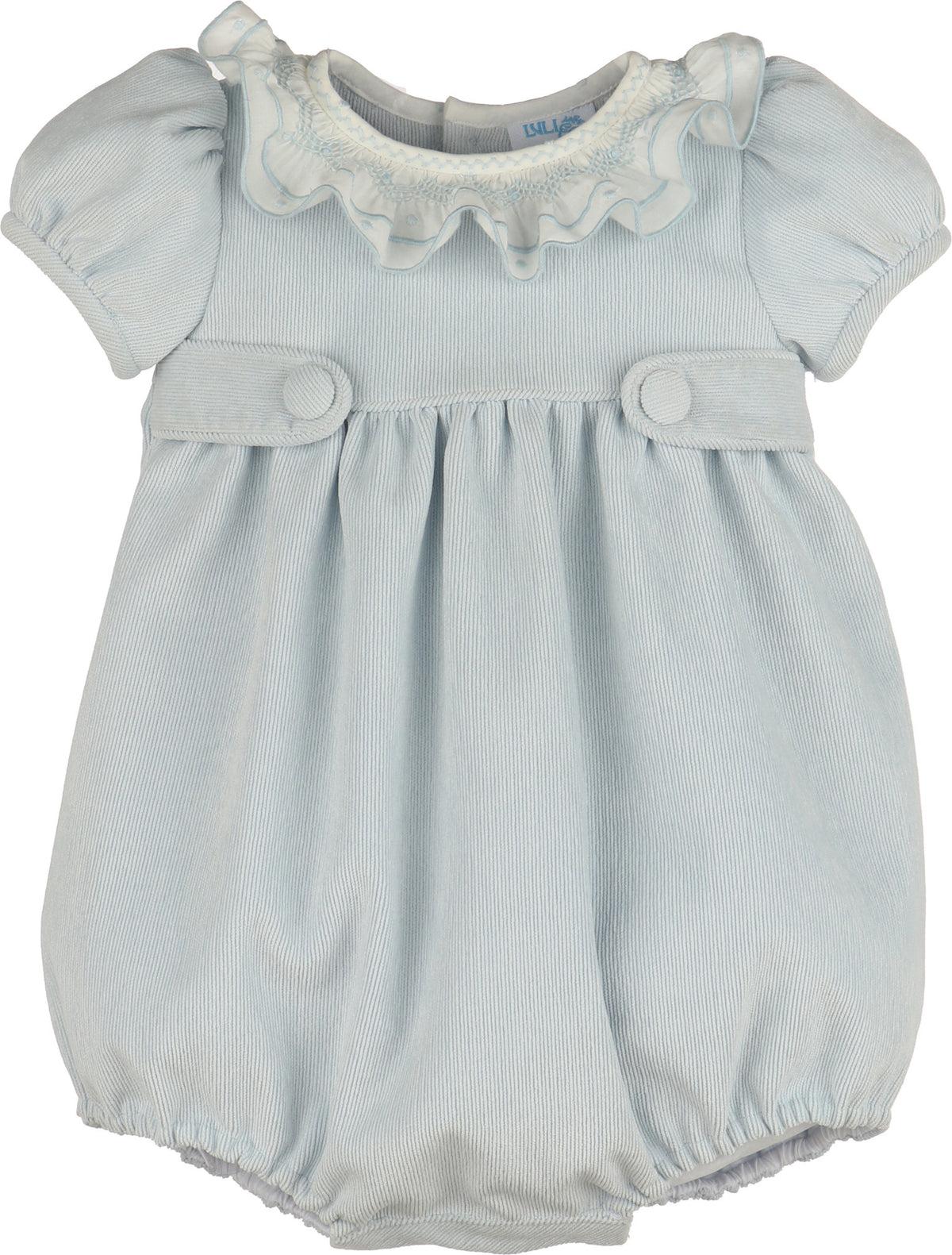 Luli&Me Blue Sweet Corduroy Bubble