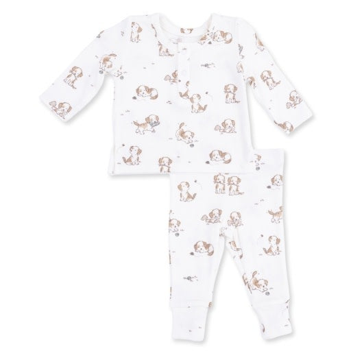 Angel Dear Explorer Puppy Blue Henley Play Set