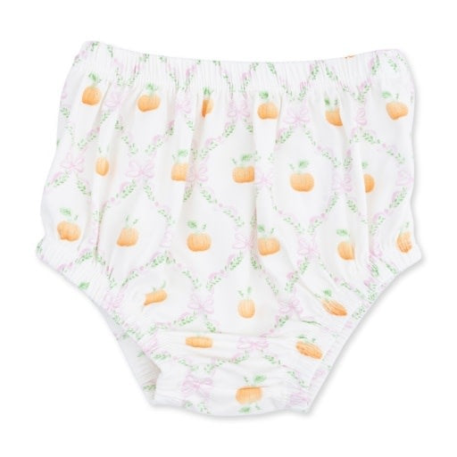 Angel Dear Pretty Pumpkin Trellis Bishop Dress and Bloomer