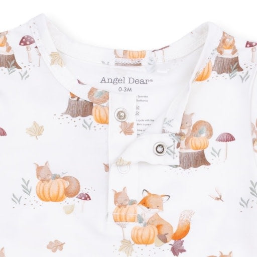 Angel Dear Woodland Animals with Pumpkin Bodysuit