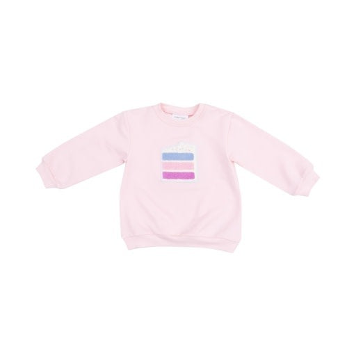 Angel Dear Birthday Cake Oversize Sweatshirt W/ Applique