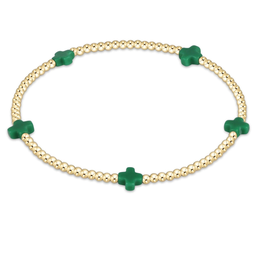 ENewton Signature Small Cross 2mm Bracelet