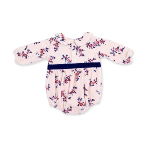 Angel Dear Nora Floral Velour Bubble