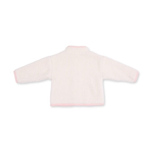 Angel Dear Sherpa Cream & Pink Jacket