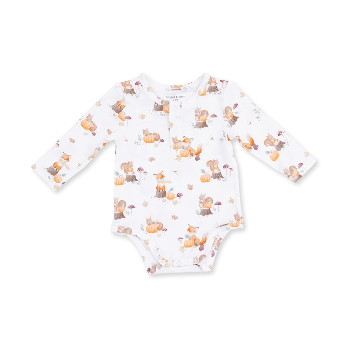 Angel Dear Woodland Animals with Pumpkin Bodysuit