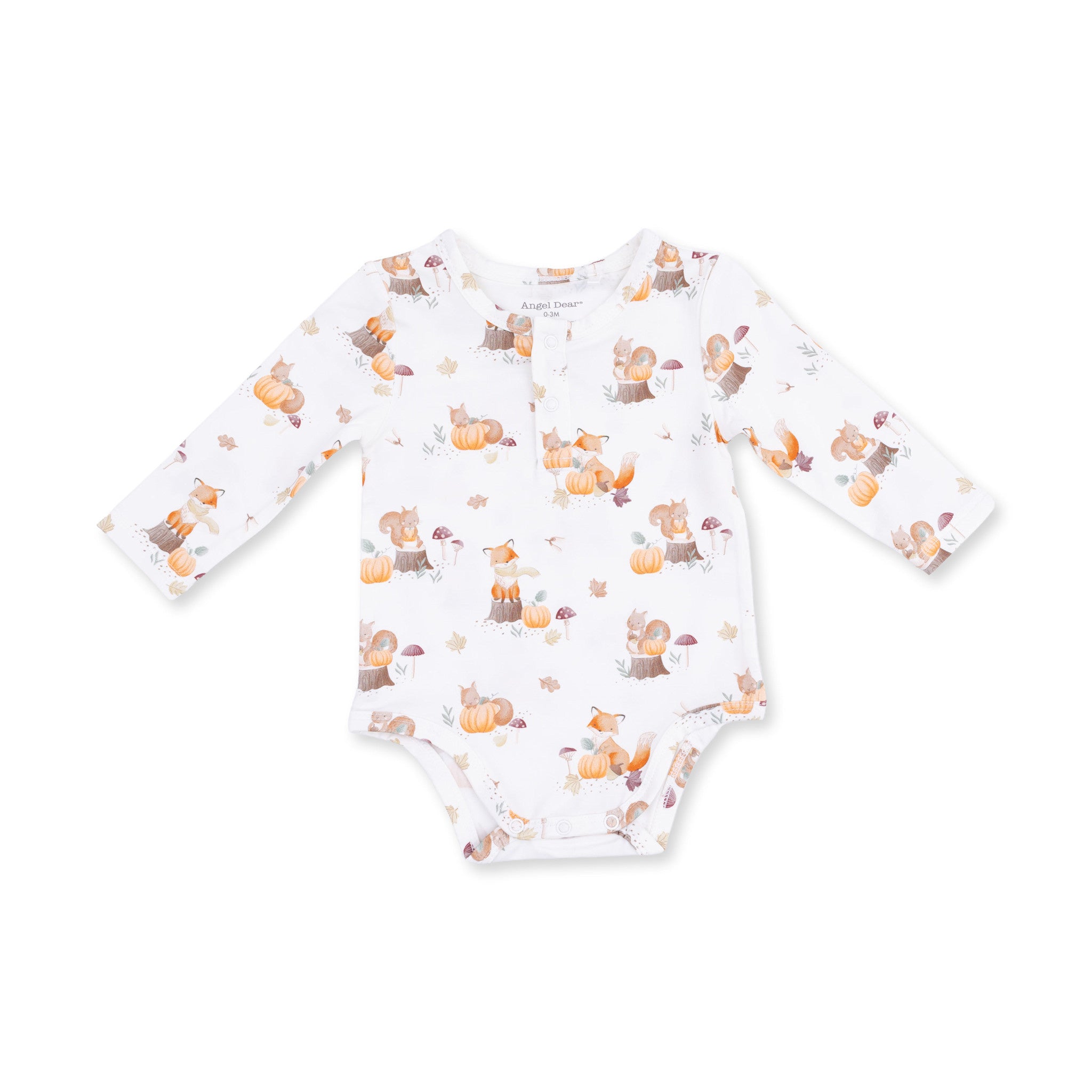 Angel Dear Woodland Animals with Pumpkin Bodysuit