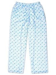Iscream Blue Ditsy Plush Pants