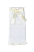 Proper Peony Scalloped Dot Bib And Burb Cloth Set
