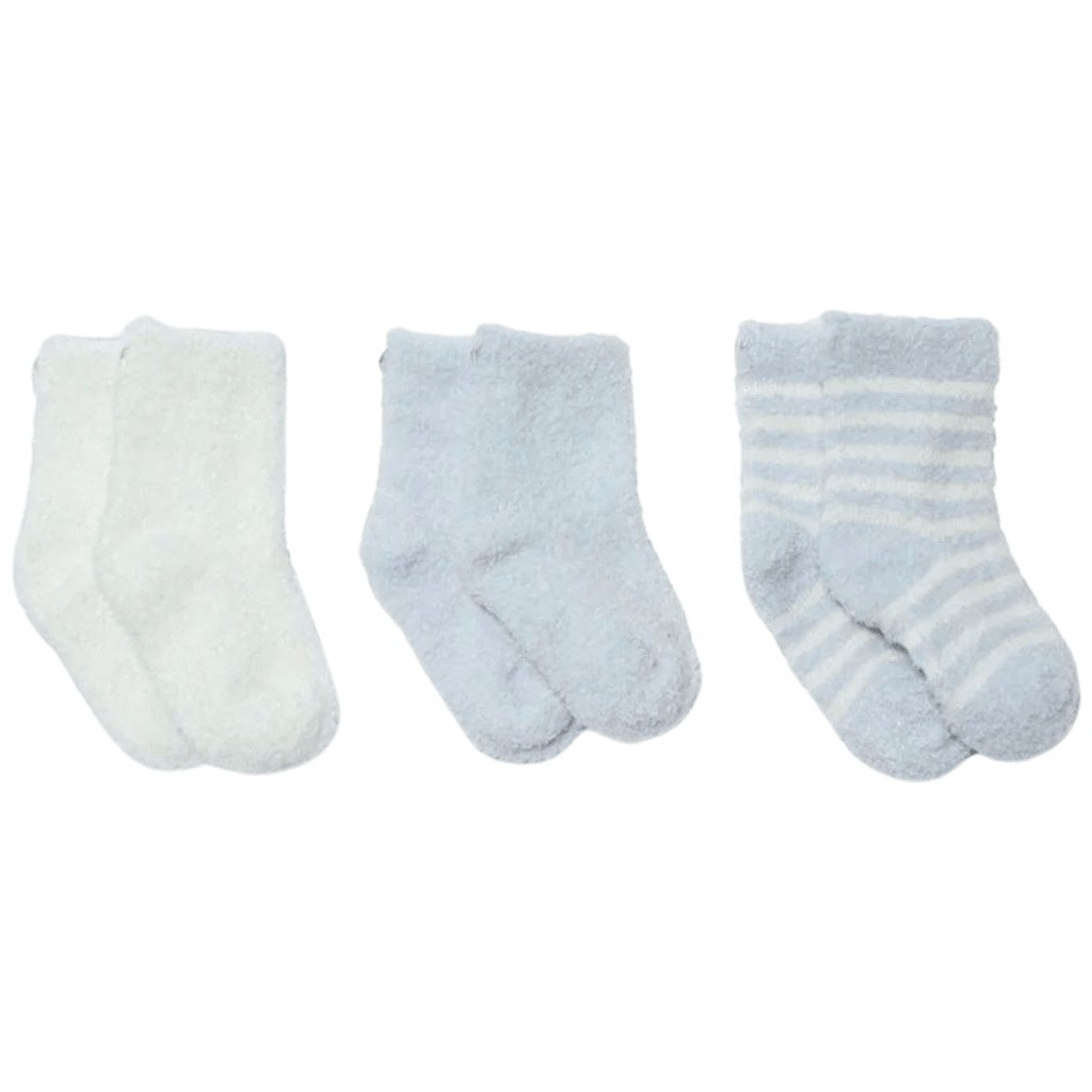Barefoot Dreams Blue Pearl Infant Socks