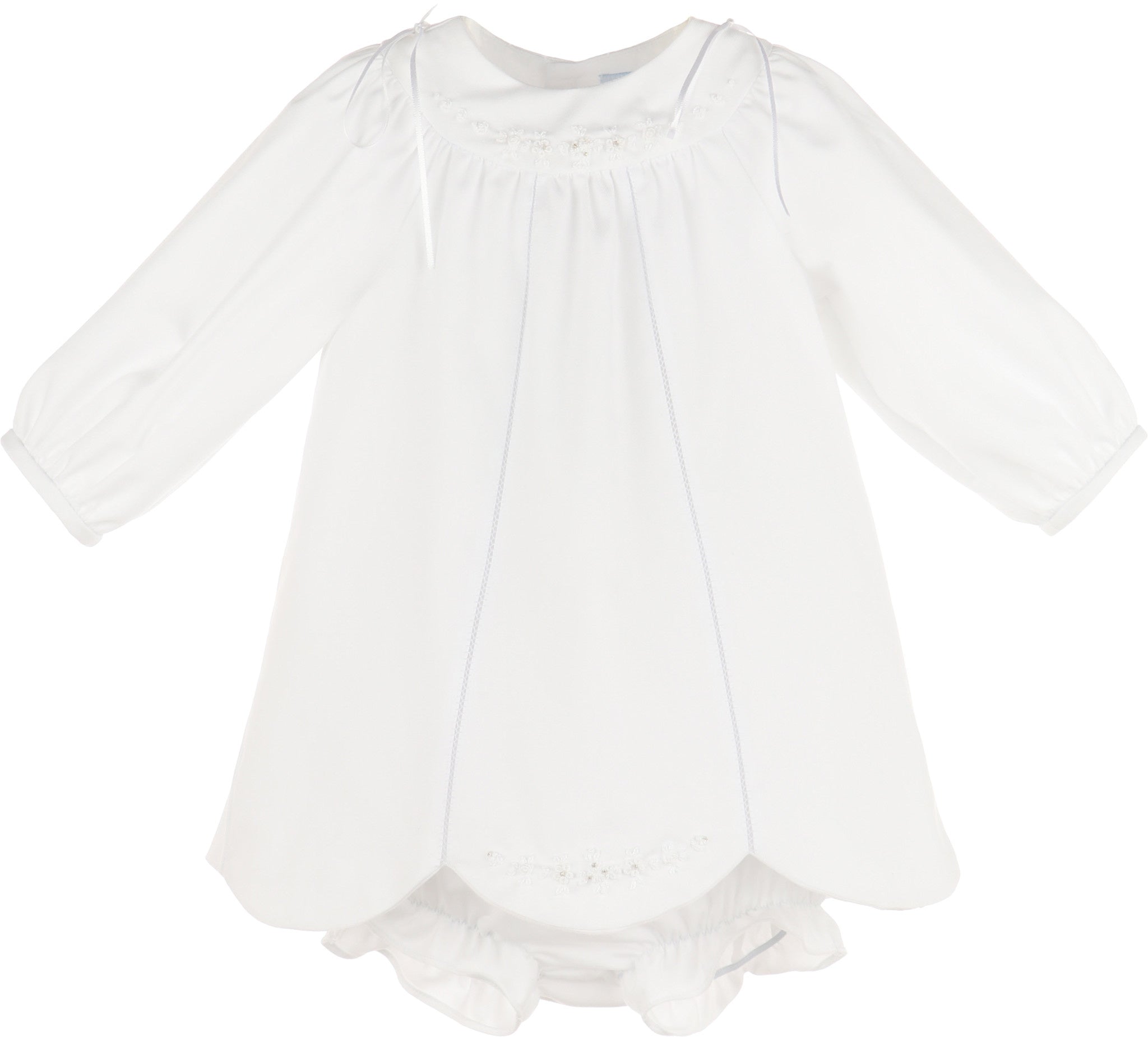 Luli&Me White Welcome Homes Waves Dress