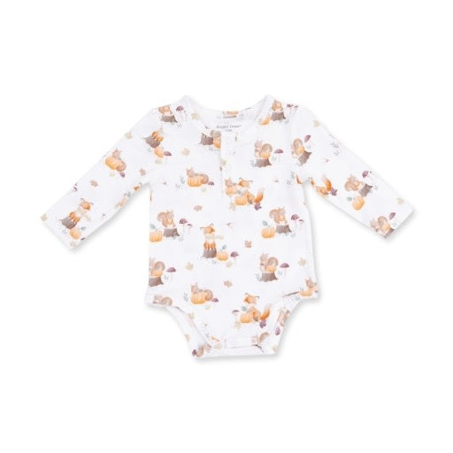 Angel Dear Woodland Animals with Pumpkin Bodysuit