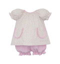 Petit Bebe Pink Floral Bloomer Set
