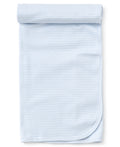Kissy Kissy Blue Stripe Blanket