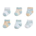 Mud Pie Blue Baby Socks 0/6m