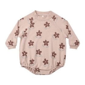 Rylee + Cru LLC Rosewood Crew Neck Ditsy Romper